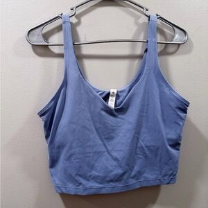 Lululemon align Blue Tank Top size 12 blue worn once